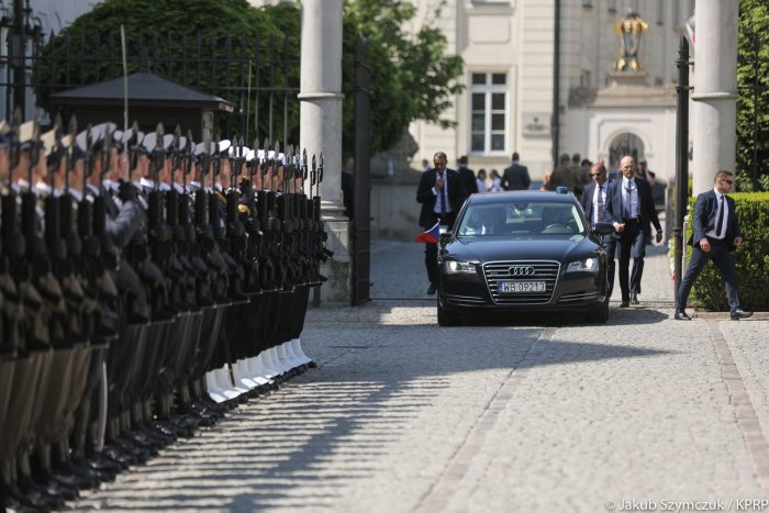  Wizyta Prezydenta Czech Miloša Zemana w Polsce