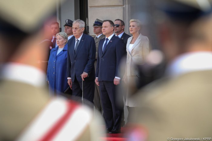  Wizyta Prezydenta Czech Miloša Zemana w Polsce