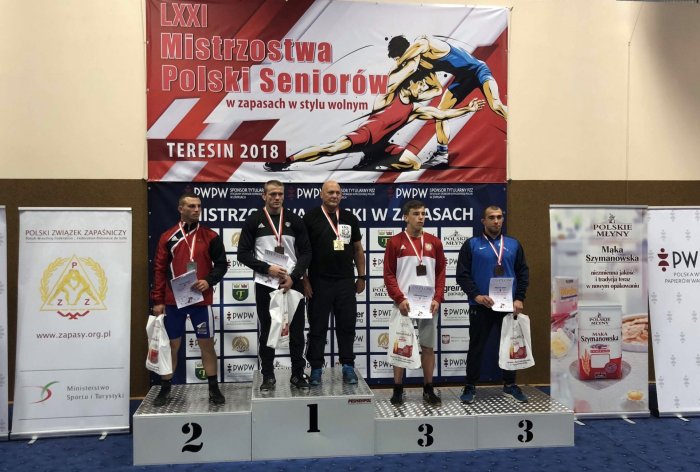  Funkcjonariusz SOP wywalczył srebro na Mistrzostwach Polski w zapasach.
