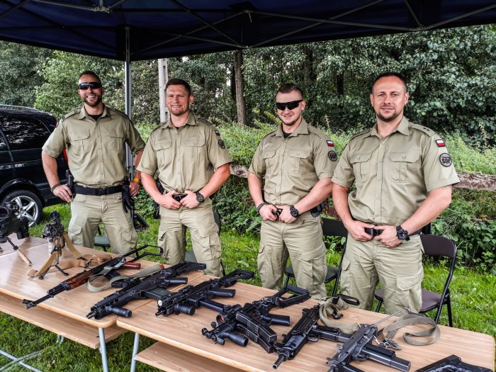  Stoisko edukacyjne SOP. Udział w regionalnych obchodach święta wojska polskiego - Wigry 2018.